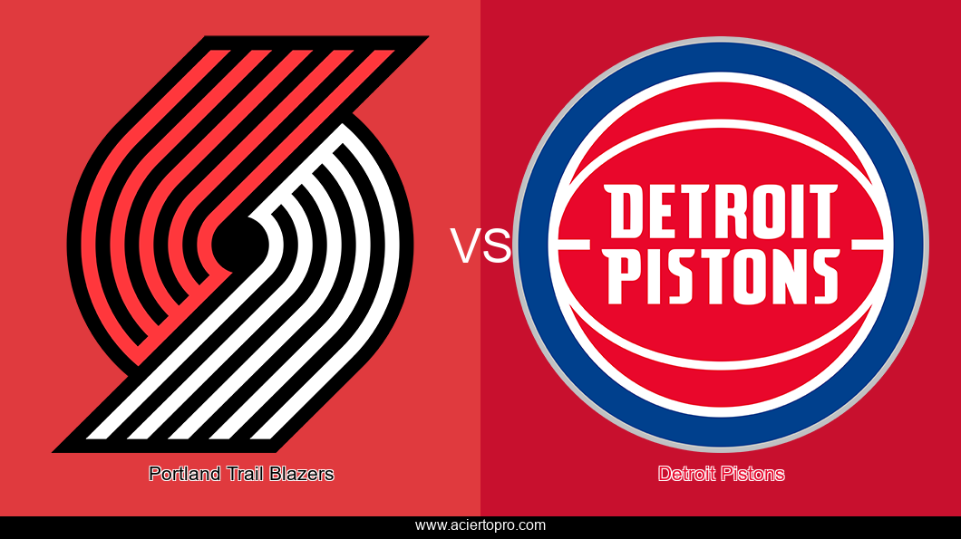 Portland Trail Blazers vs Detroit Pistons