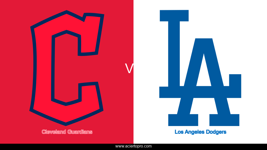 Pronosticos Cleveland Guardians vs Los Angeles Dodgers