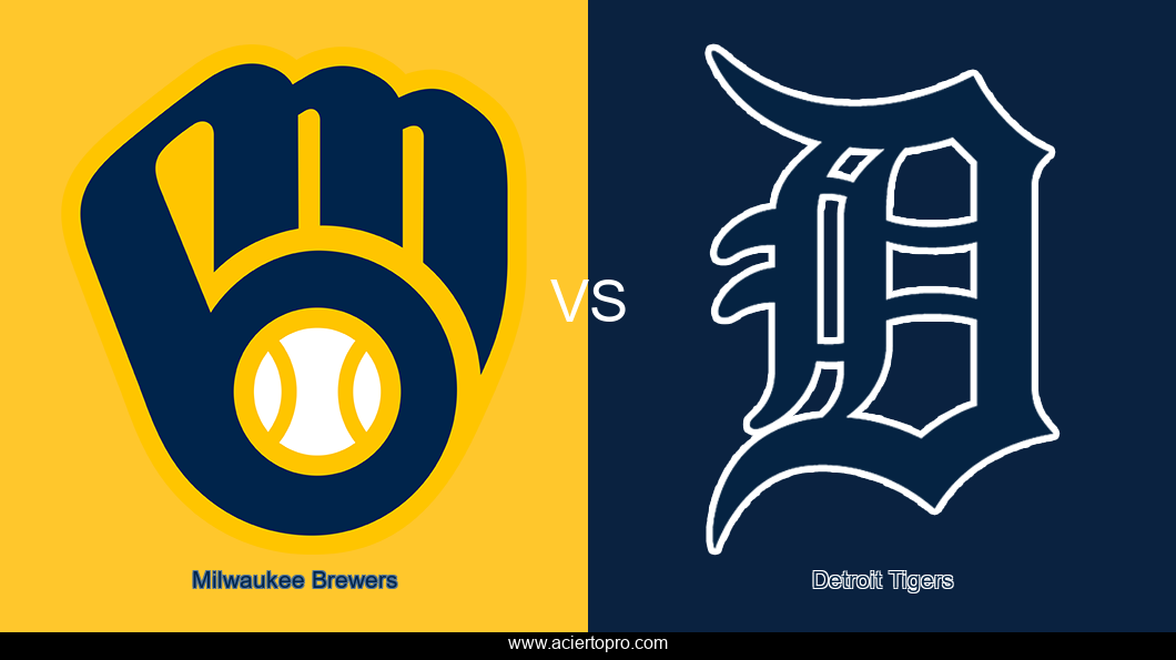Pronosticos Milwaukee Brewers vs Detroit Tigers