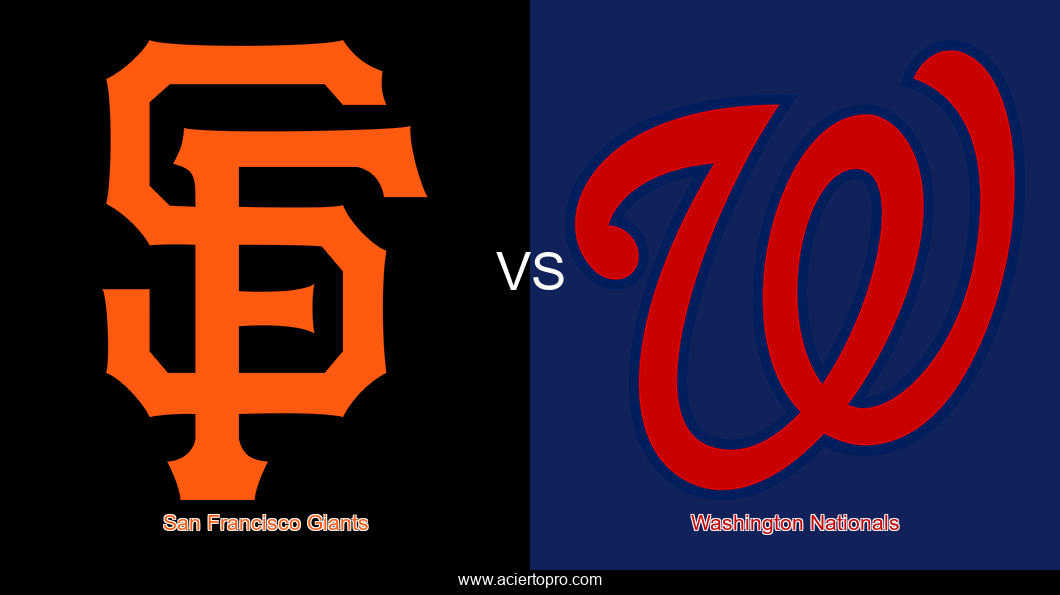 Pronosticos San Francisco Giants vs Washington Nationals