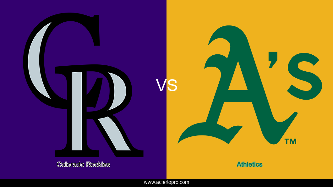 Pronosticos Colorado Rockies vs Athletics