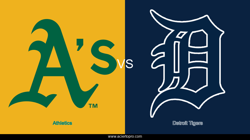 Pronosticos Athletics vs Detroit Tigers