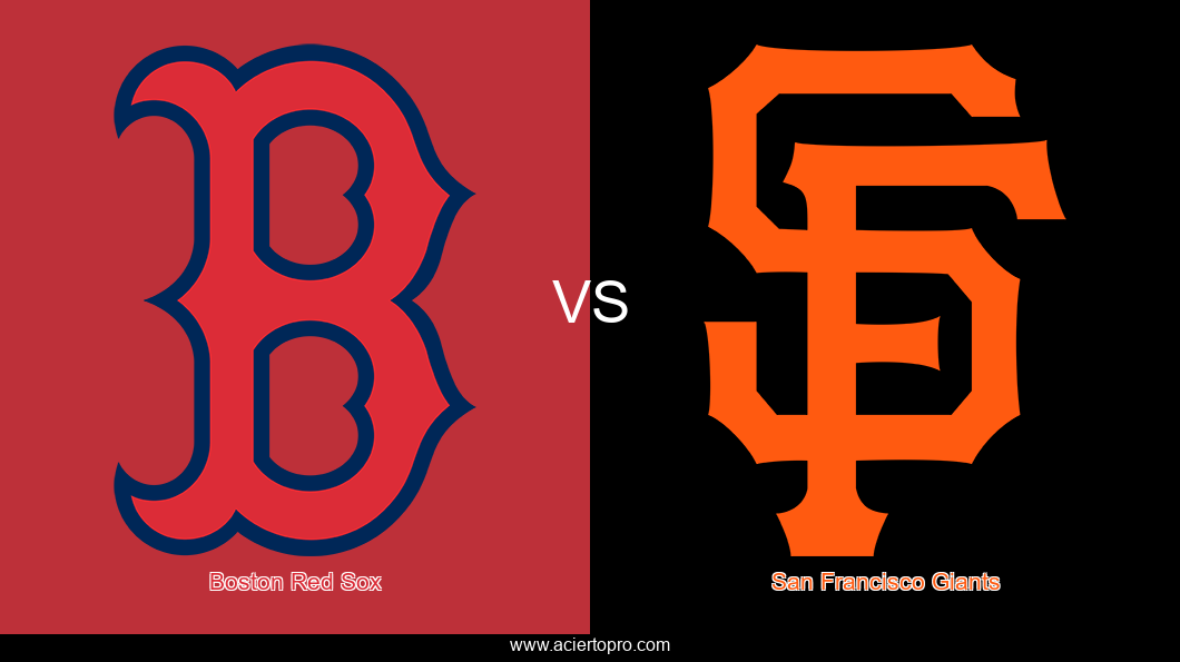 Pronosticos Boston Red Sox vs San Francisco Giants