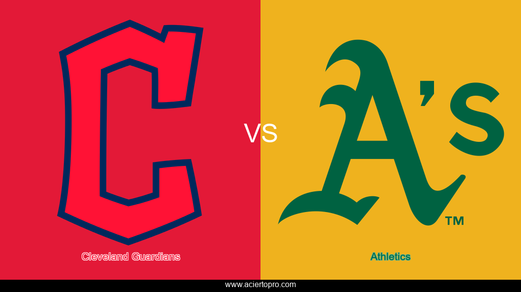 Pronosticos Cleveland Guardians vs Athletics