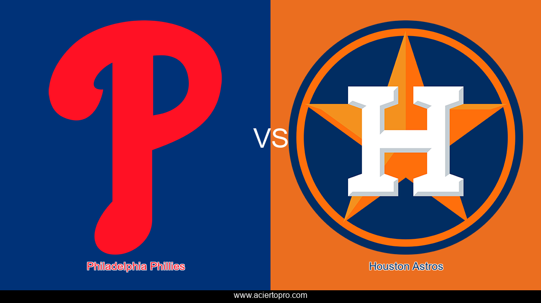 Pronosticos Philadelphia Phillies vs Houston Astros