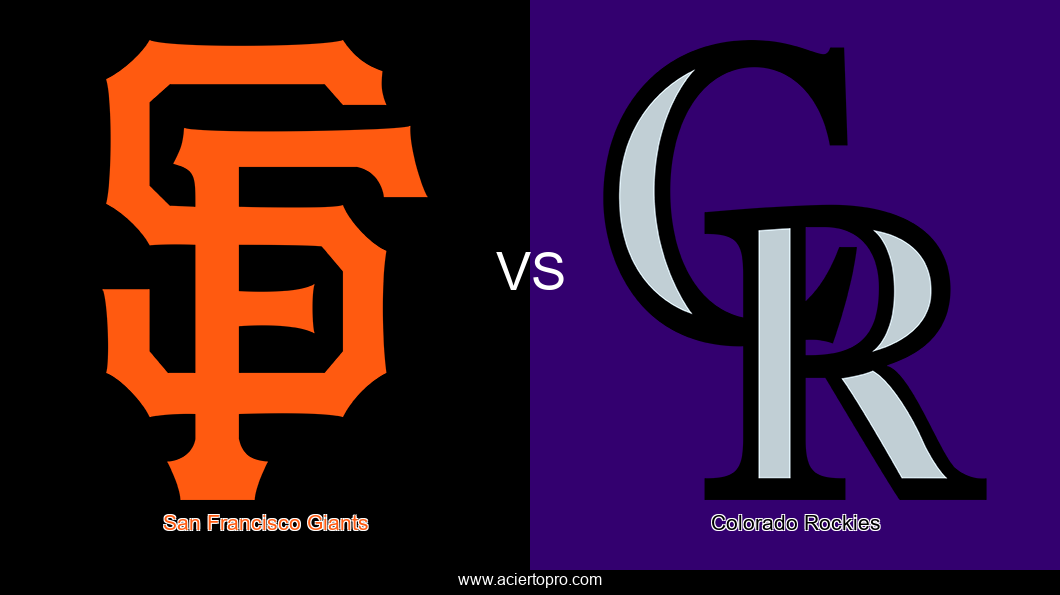 Pronosticos San Francisco Giants vs Colorado Rockies