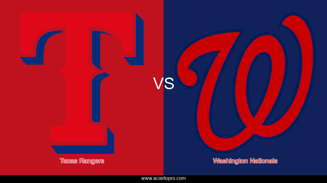Pronosticos Texas Rangers vs Washington Nationals