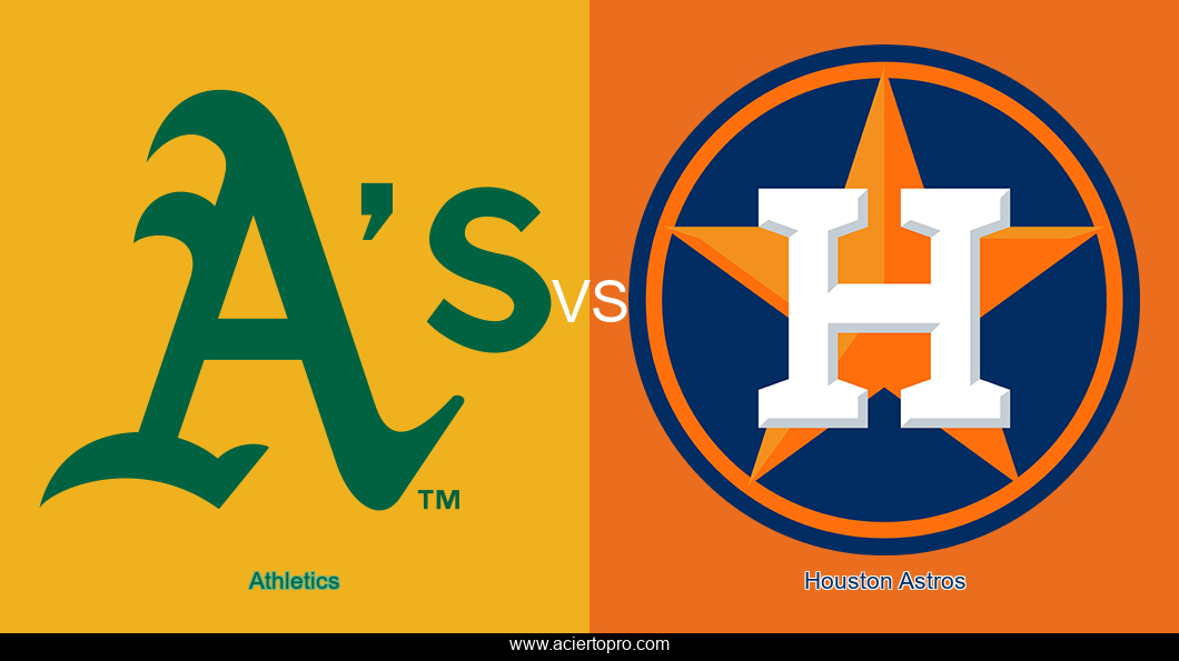 Pronosticos Athletics vs Houston Astros