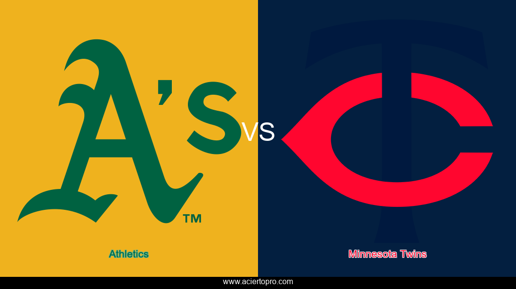 Pronosticos Athletics vs Minnesota Twins