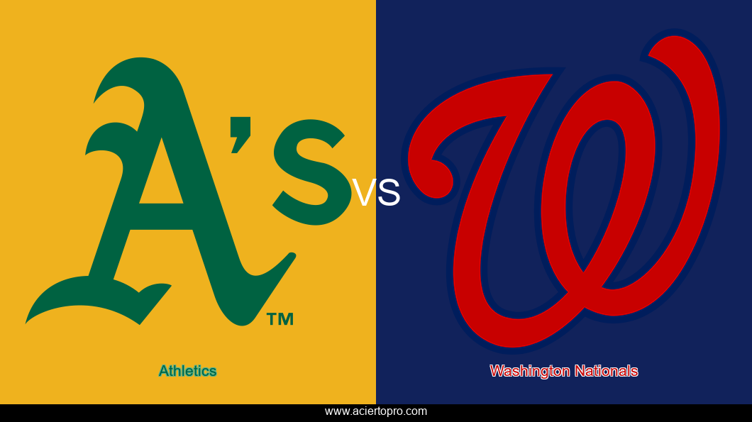 Pronosticos Athletics vs Washington Nationals