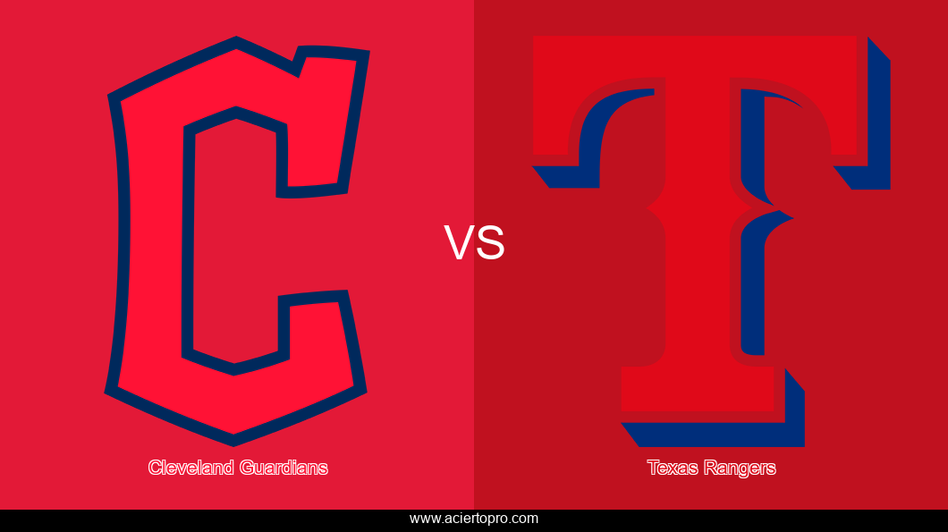 Pronosticos Cleveland Guardians vs Texas Rangers