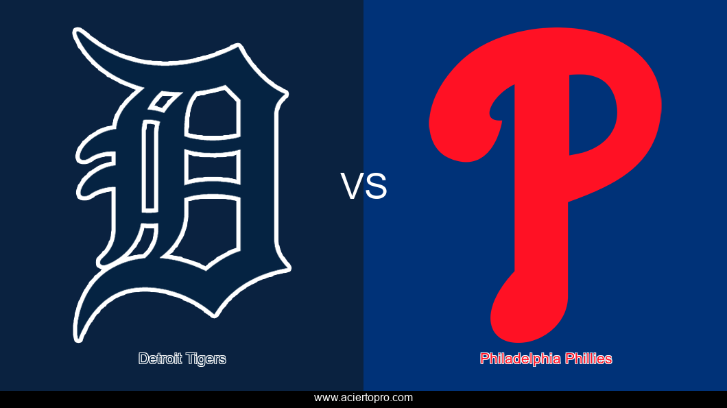 Pronosticos Detroit Tigers vs Philadelphia Phillies