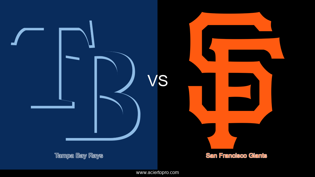 Pronosticos Tampa Bay Rays vs San Francisco Giants