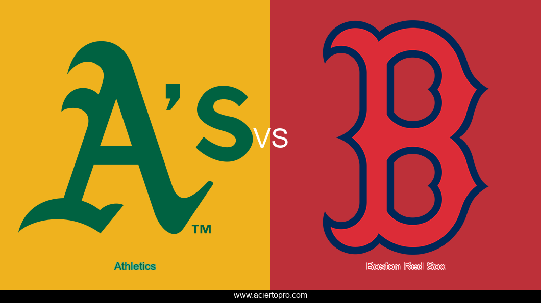 Pronosticos Athletics vs Boston Red Sox