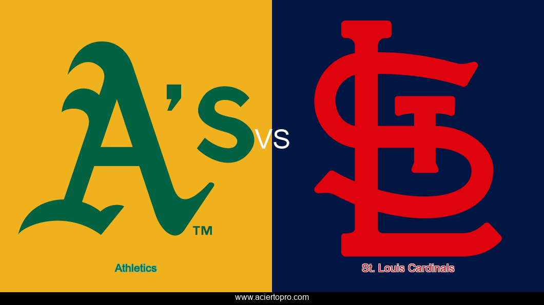Pronosticos Athletics vs St. Louis Cardinals
