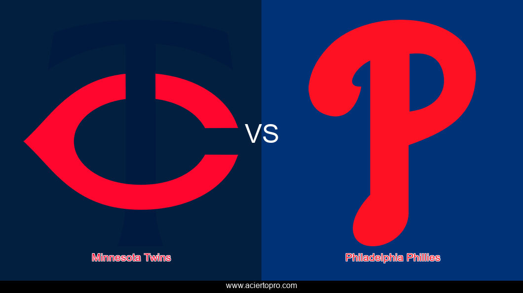 Pronosticos Minnesota Twins vs Philadelphia Phillies