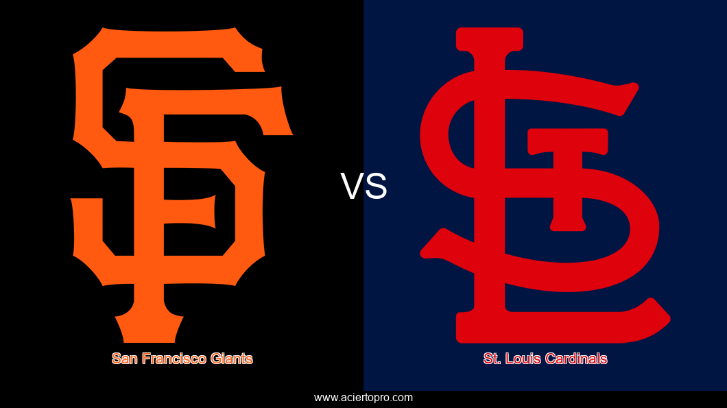 Pronosticos San Francisco Giants vs St. Louis Cardinals