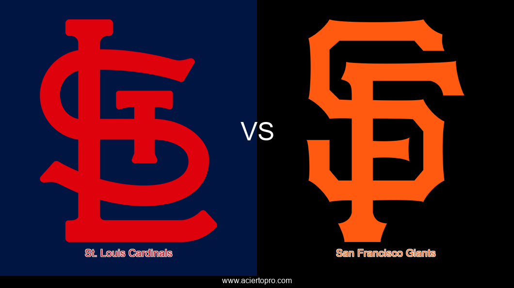 Pronosticos St. Louis Cardinals vs San Francisco Giants