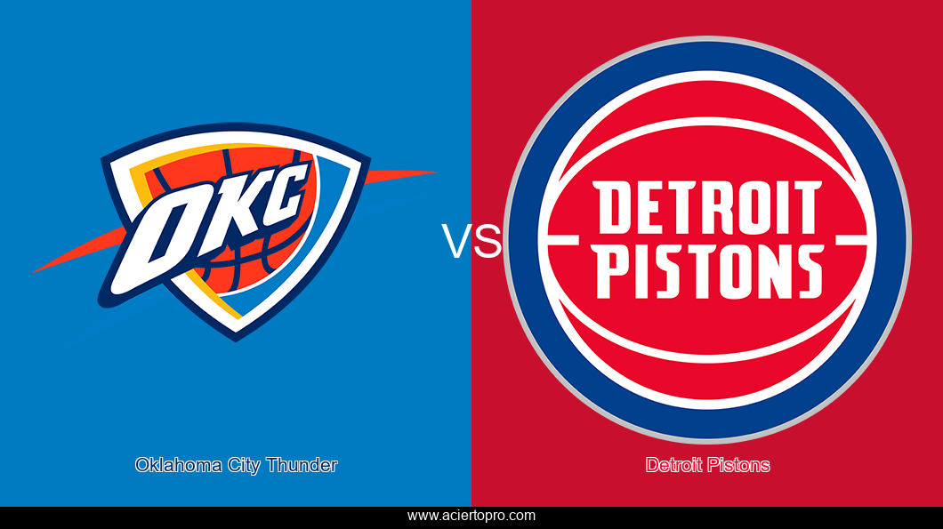 Oklahoma City Thunder vs Detroit Pistons