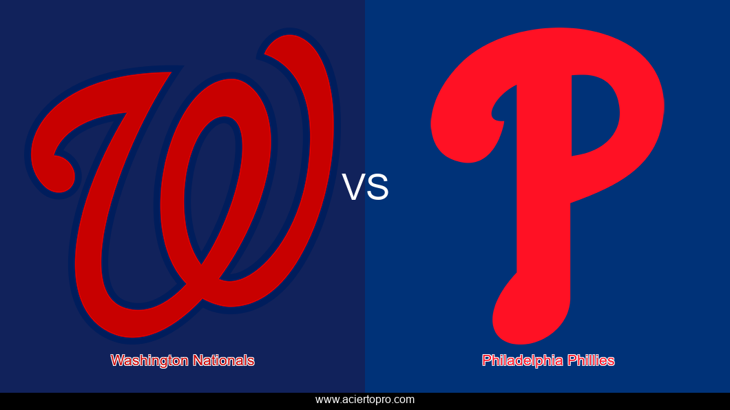 Pronosticos Washington Nationals vs Philadelphia Phillies