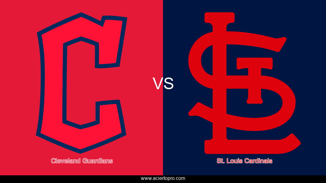 Pronosticos Cleveland Guardians vs St. Louis Cardinals