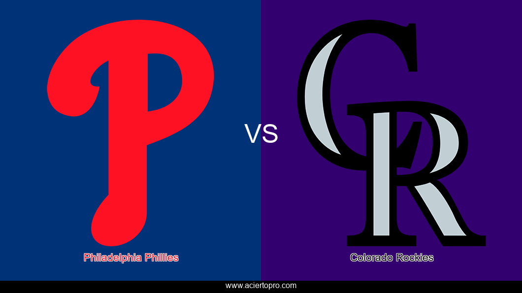 Pronosticos Philadelphia Phillies vs Colorado Rockies