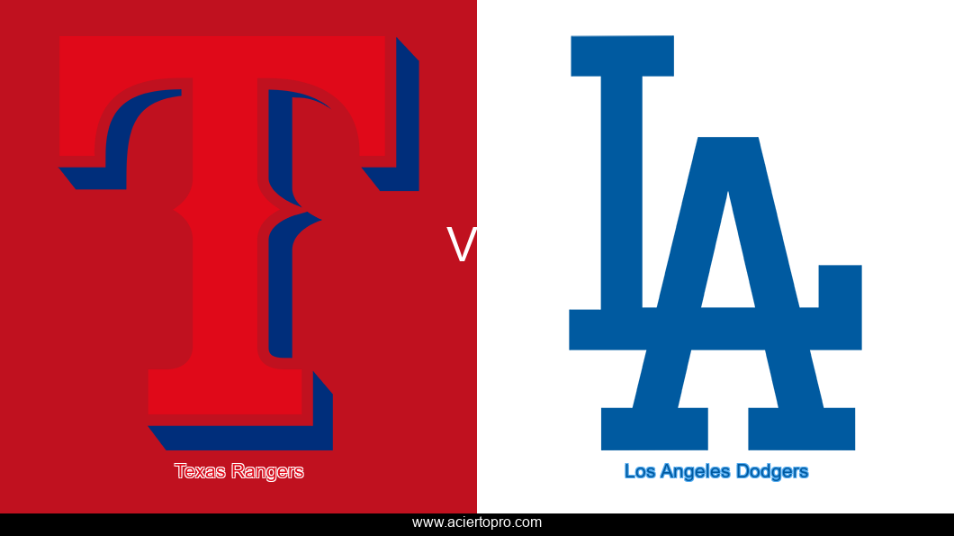 Pronosticos Texas Rangers vs Los Angeles Dodgers