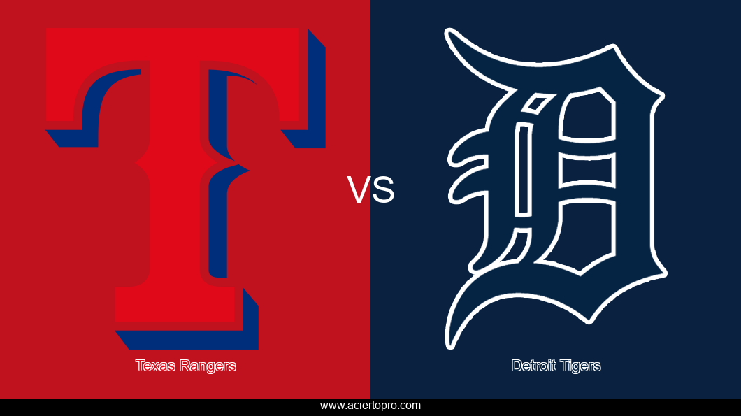 Pronosticos Texas Rangers vs Detroit Tigers