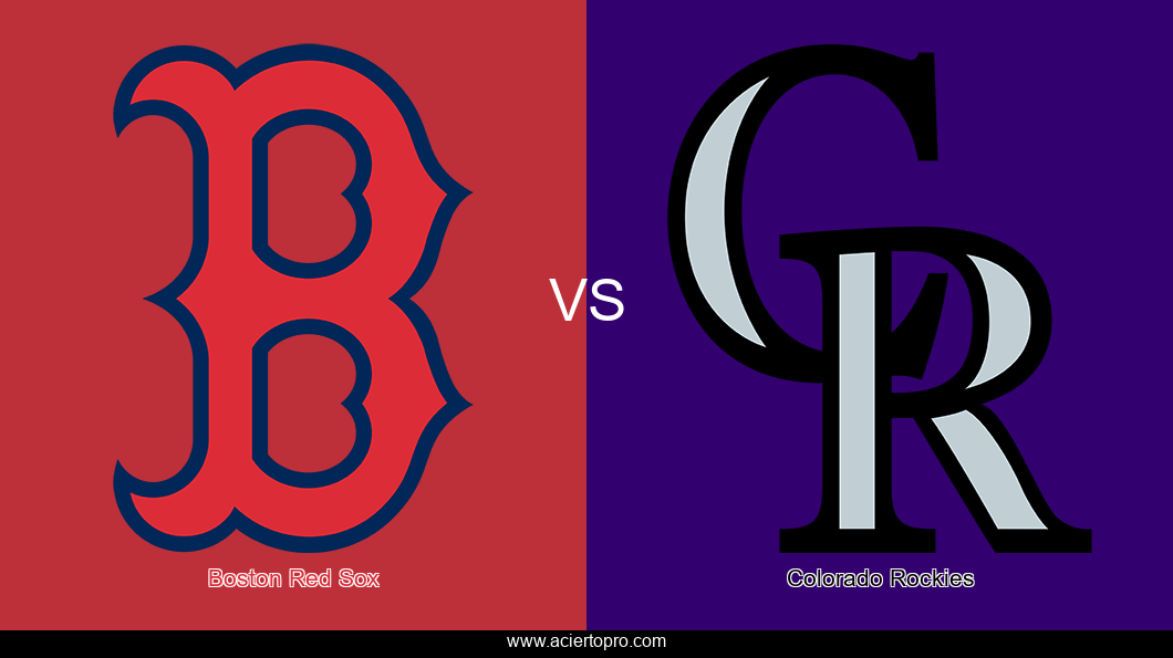Pronosticos Boston Red Sox vs Colorado Rockies