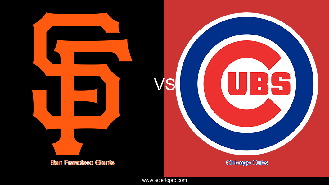 Pronosticos San Francisco Giants vs Chicago Cubs